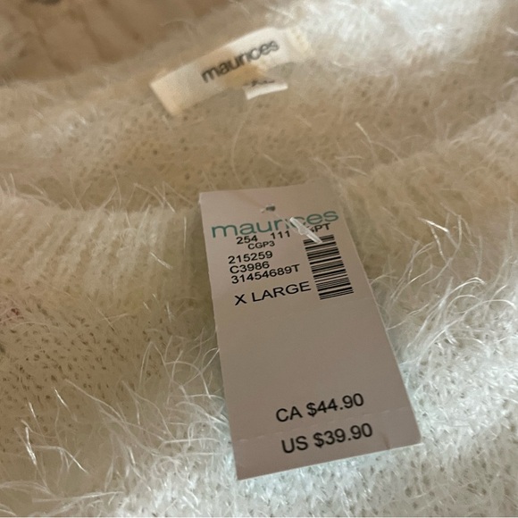 Brandy with tag women’s x large long sleeve with roses - Picture 4 of 5